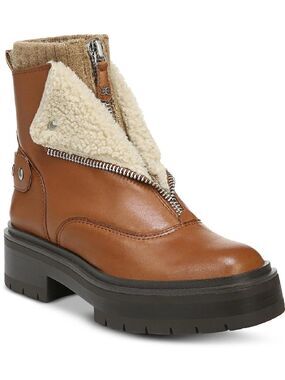 Sam Edelman Women's Linds Genuine Leather Narrow Fit Zip Up Chelsea Boots 7.5